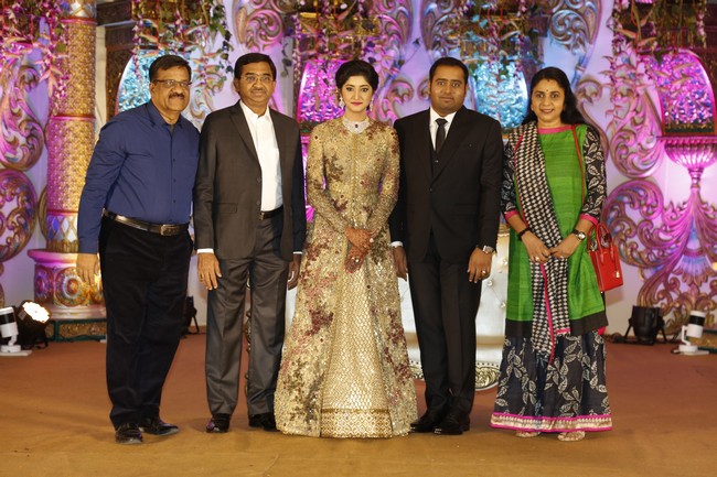 Producer Abinesh Elangovan - Nandhini Reception Stills